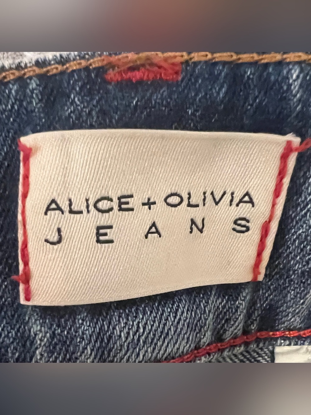 ALICE + OLIVIA Anders Low Waist Double Pleat Wide Leg Jeans - Picture 9 of 11